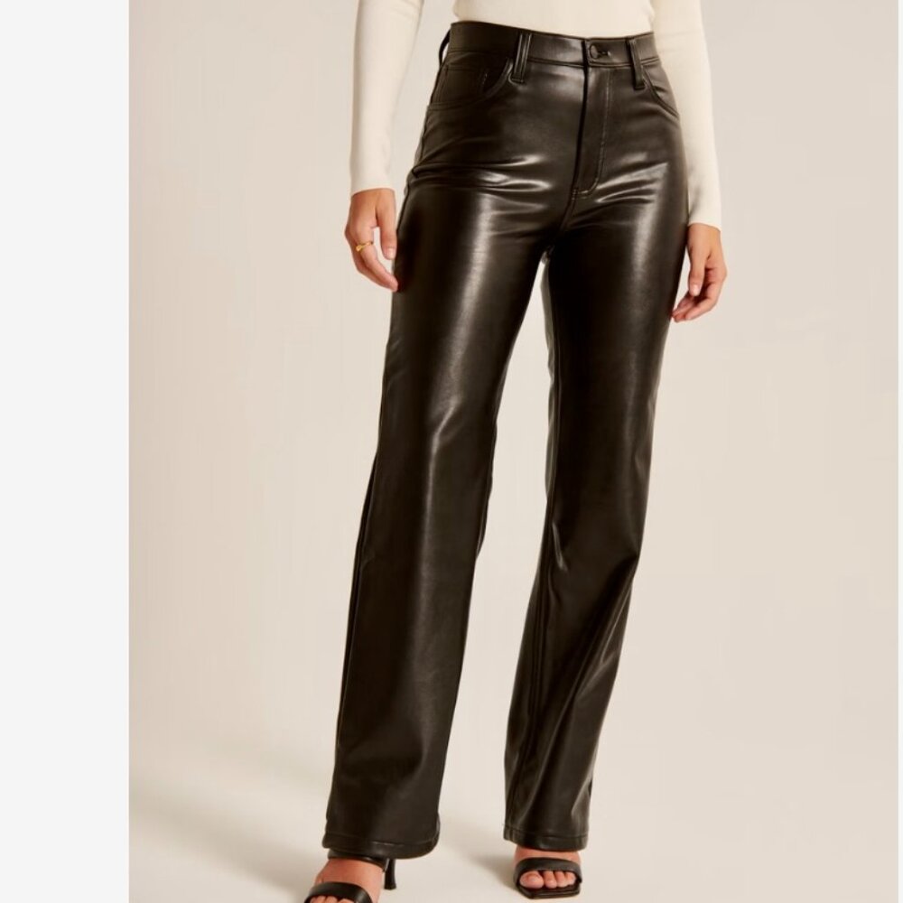 Abercrombie and Fitch Curve Love Vegan High Rise 90's Jeans